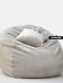 Puff Gris con Cojín -  Dallas Clásico